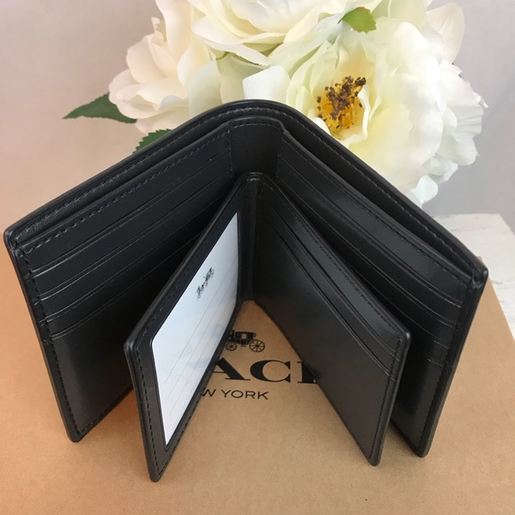 New style mens Coach checkered wallet - Picture 4 of 4